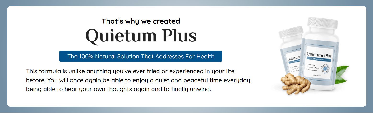 Quietum Plus message