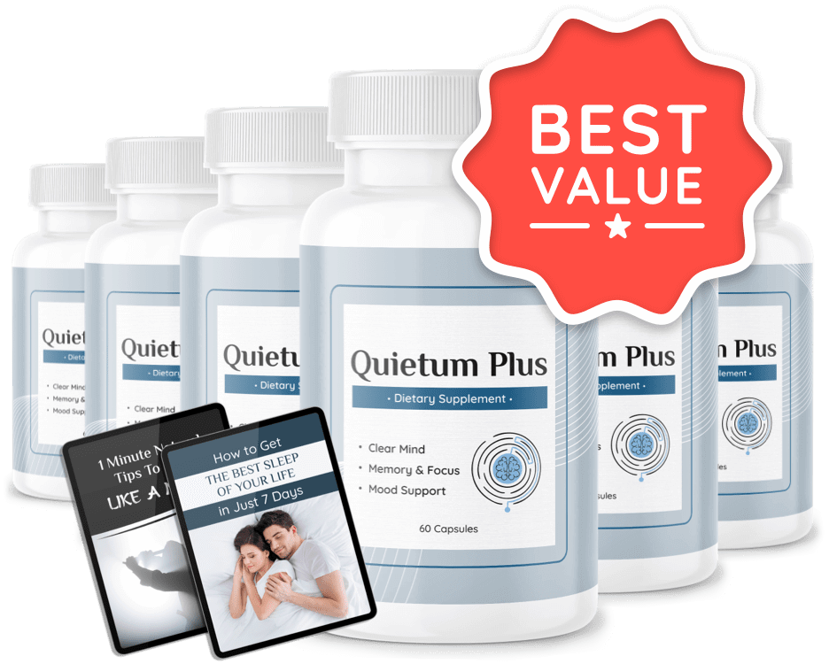Quietum Plus six bottles with bonus